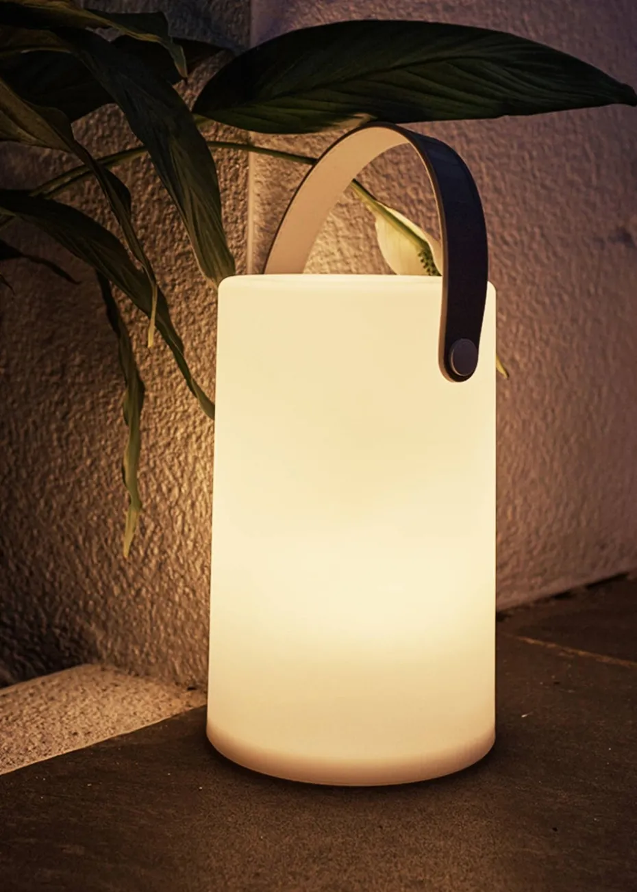 ValueLights Daomu IP44 Colour Changing Rechargeable Lantern Table Lamp Light