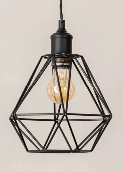 ValueLights Diablo Geometric Shade 3 Drop Diner Bar Ceiling Pendant Light