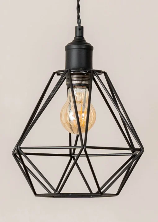 ValueLights Diablo Geometric Shade 3 Drop Diner Bar Ceiling Pendant Light