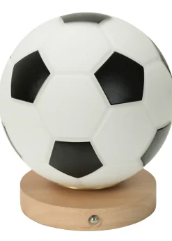 ValueLights Dougie Rechargable LED Dimmable Football Table Lamp (17.5cm x 15cm x 15cm)
