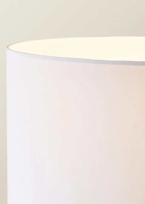 ValueLights Hiru Natural Wood 3 Tier Shelf Floor Lamp (25cm x 47cm x 47.5cm)