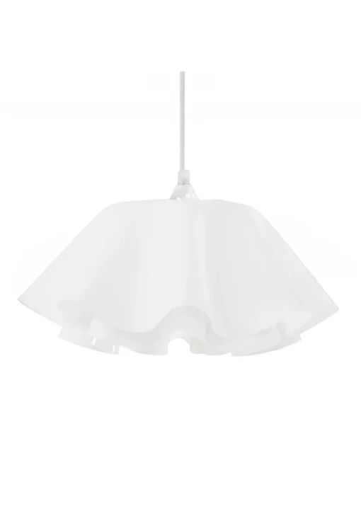 ValueLights Kumo White Acrylic Pendant Light (114cm x 42.5cm x 42.5cm)