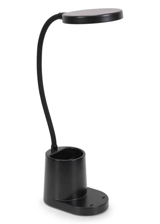 ValueLights Marco Dimmable Matte Black Adjustable Table Lamp Integrated LED (47cm x 12.8cm x 9.8cm)