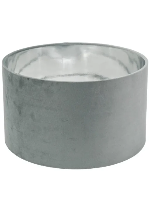 ValueLights Reni Velvet Grey Drum