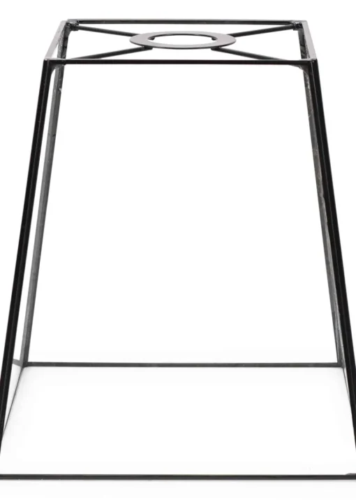 ValueLights Susie Glass Clear White Square Ceiling Pendant Shade (19cm x 18cm x 18cm)