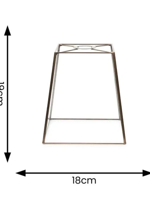 ValueLights Susie Glass Clear White Square Ceiling Pendant Shade (19cm x 18cm x 18cm)