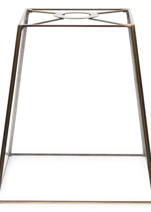 ValueLights Susie Glass Clear White Square Ceiling Pendant Shade (19cm x 18cm x 18cm)