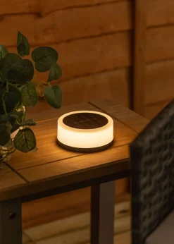 ValueLights White Multi-Function Solar Lights Set of 2 (11.5cm x 11cm x 11cm)