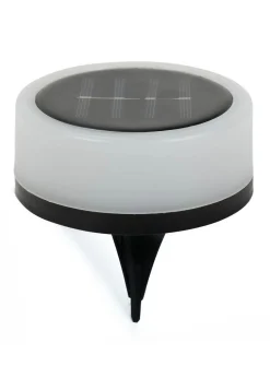 ValueLights White Multi-Function Solar Lights Set of 2 (11.5cm x 11cm x 11cm)