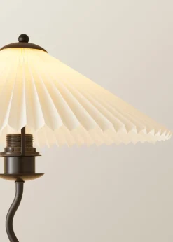 ValueLights Wiggle Black Metal Table Lamp Origami Shade (50cm x 44cm x 44cm)