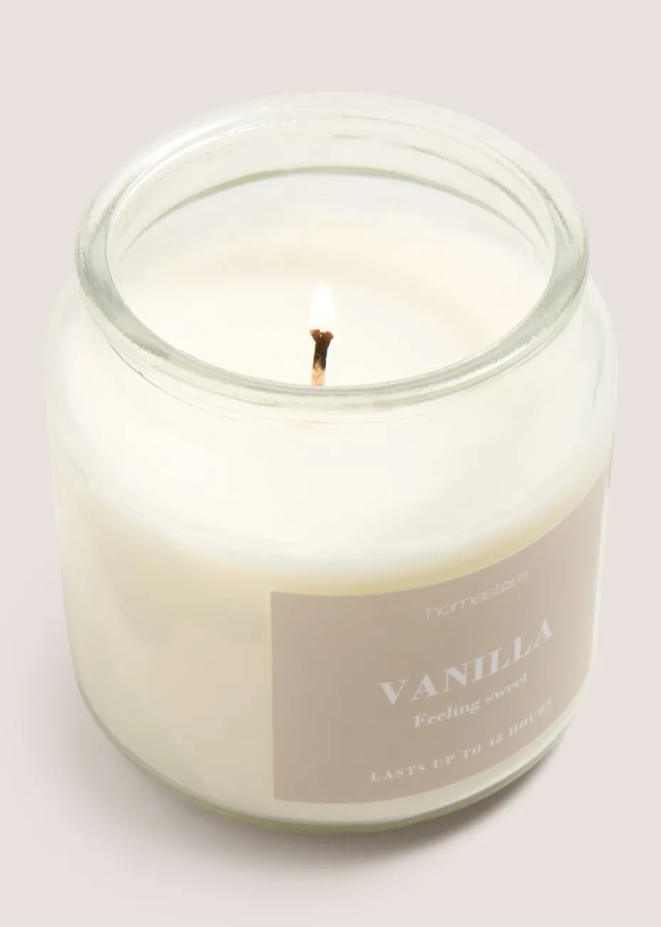 Vanilla Scented Jar Candle
