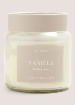Vanilla Scented Jar Candle
