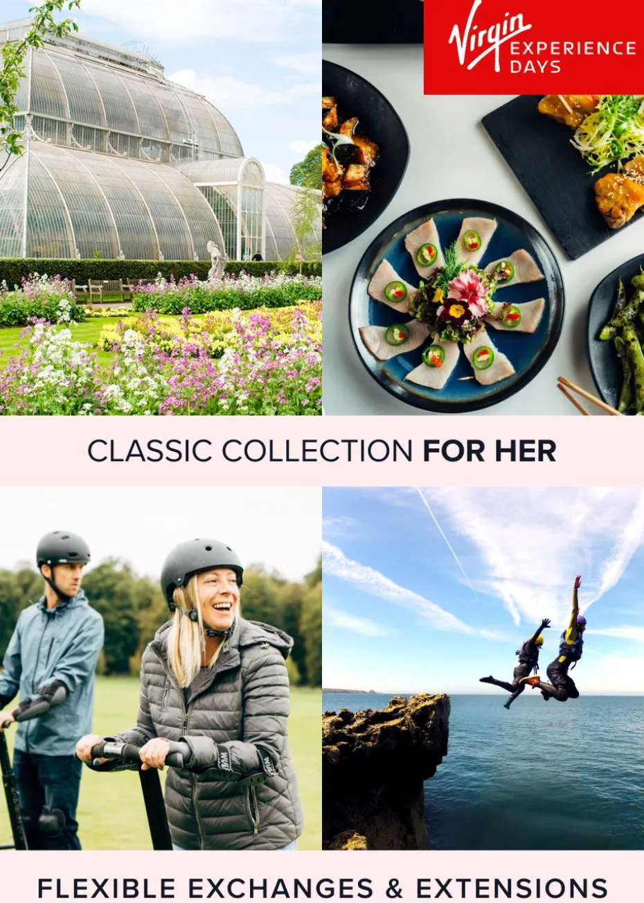 Virgin Experience Days Classic Collection for Her