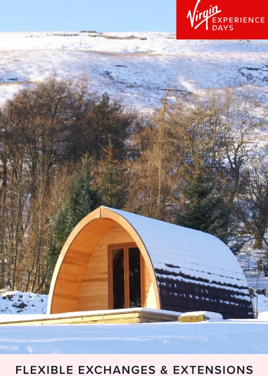 Virgin Experience Days One Night Eco Camping Pod Break at the Quiet Site, Lake District