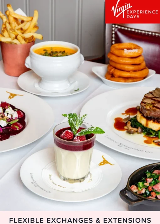Virgin Experience Days Three Course Dining Experience and Cocktail for Two at Marco Pierre White's London Steakhouse Co