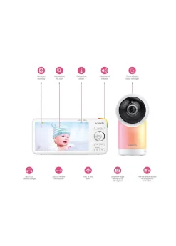 VTech Baby White HD WiFi Monitor (5 inch)