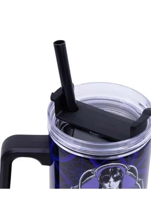 Wednesday Purple Insulated Stainless Steel Rambler Mug