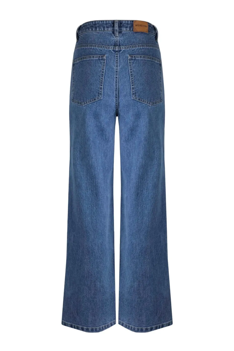 Weird Fish Blue Corine Wide Leg Denim Jeans