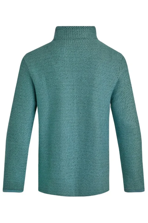 Weird Fish Blue Cruiser 1/4 Zip Macaroni