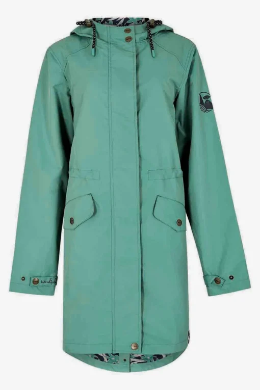 Weird Fish Blue Delara Showerproof Jacket