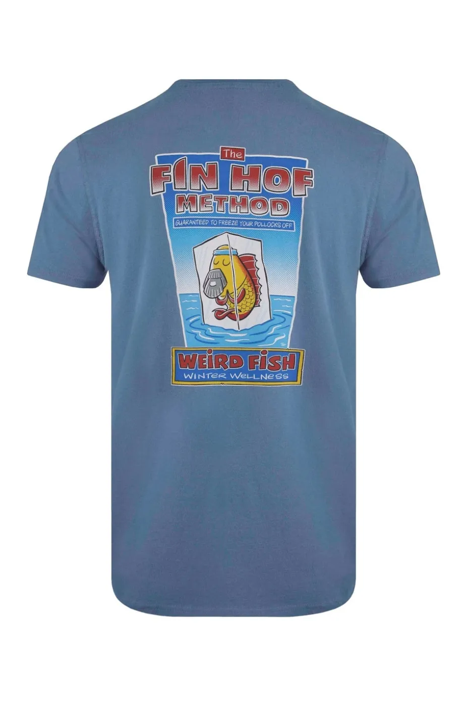 Weird Fish Blue Fin Hof Back Print Artist T-Shirt