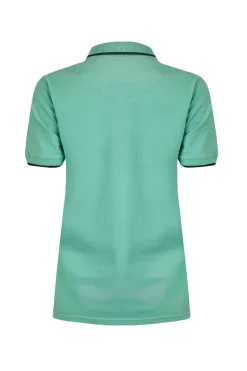 Weird Fish Blue Pammie Pique Polo Shirt