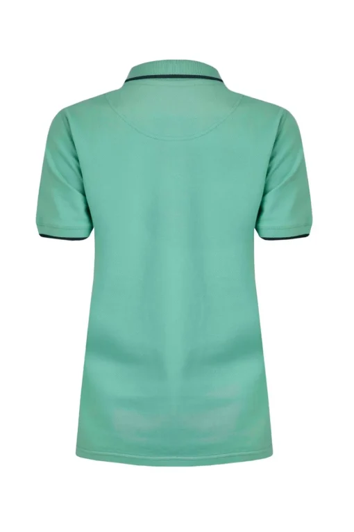 Weird Fish Blue Pammie Pique Polo Shirt