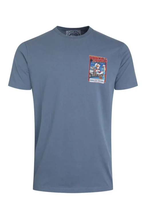 Weird Fish Blue Quack to the Future RSPB Collaboration Artist T-Shirt