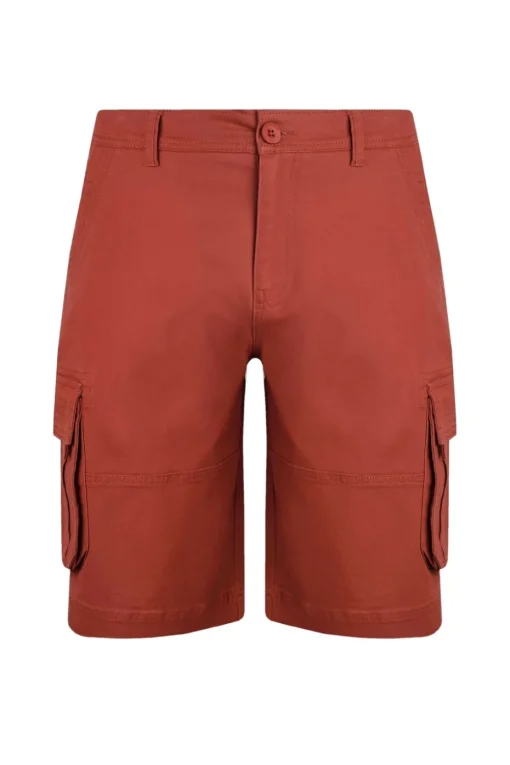 Weird Fish Burnt Orange Rigney Cargo Shorts
