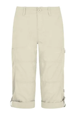 Weird Fish Cream Salena 3/4 Length Trousers