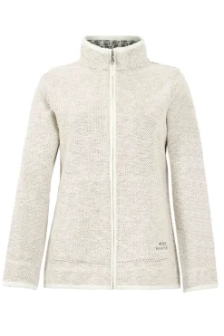 Weird Fish Cream Sontee Full Zip Macaroni