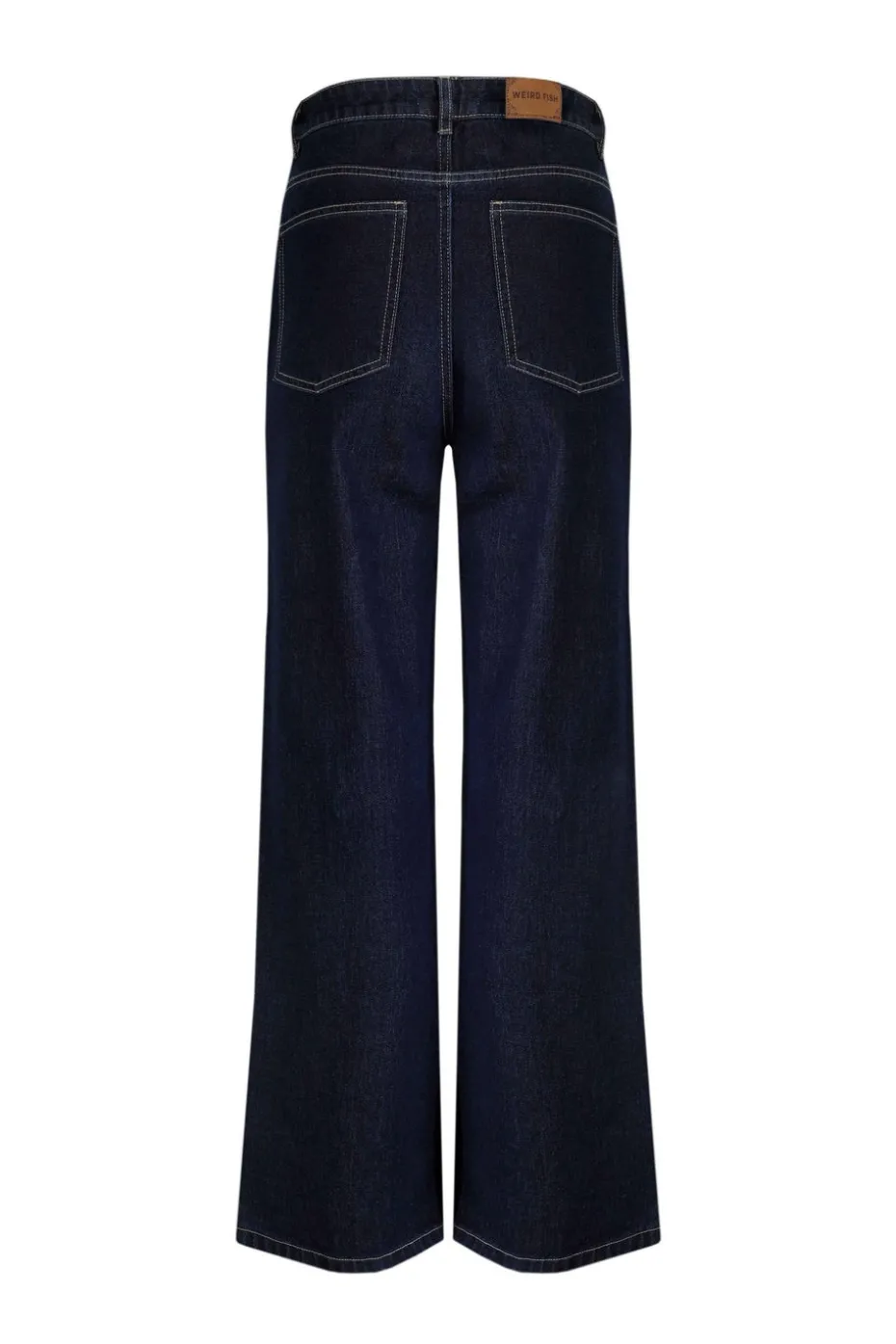 Weird Fish Denim Blue Corine Wide Leg Denim Jeans