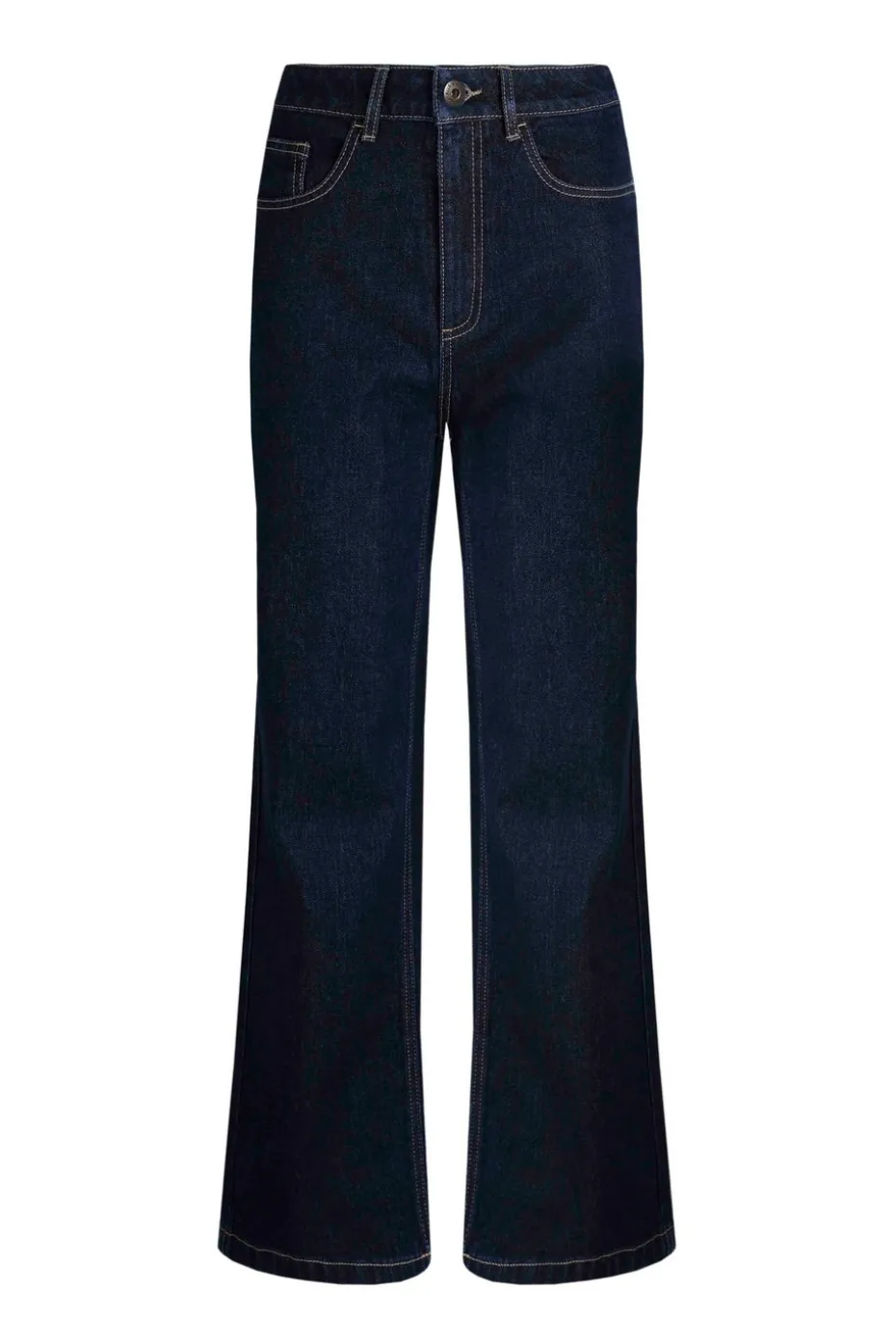 Weird Fish Denim Blue Corine Wide Leg Denim Jeans