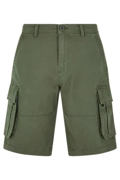 Weird Fish Green Rigney Cargo Shorts