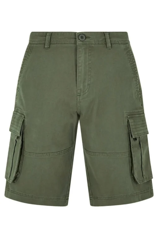 Weird Fish Green Rigney Cargo Shorts