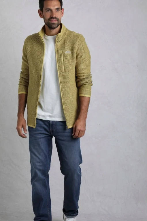 Weird Fish Green Transom Full Zip Macaroni