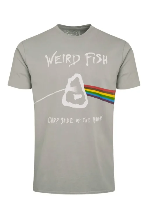 Weird Fish Grey Carp Side Front Print Artist T-Shirt