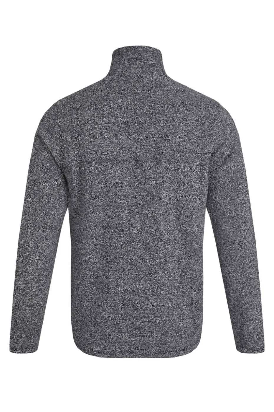 Weird Fish Navy Laramie 1/4 Zip Snow Marl Fleece