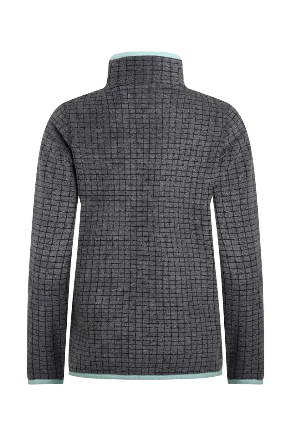 Weird Fish Navy Tilly 1/4 Zip Grid Fleece