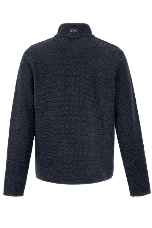 Weird Fish Navy Transom Full Zip Macaroni