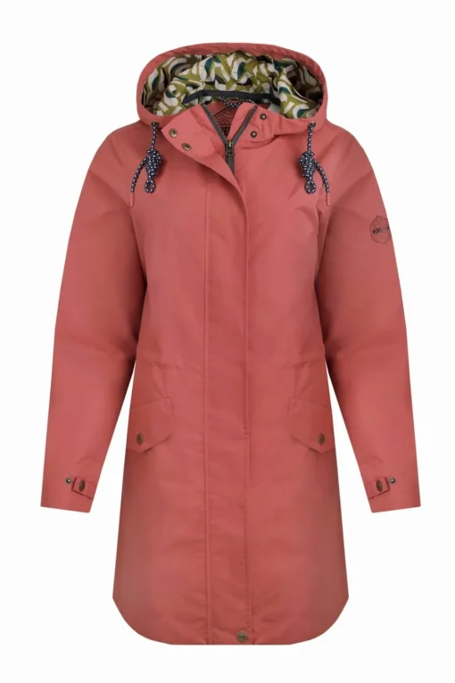 Weird Fish Pink Delara Showerproof Jacket