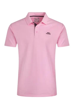 Weird Fish Pink Miles Pique Polo