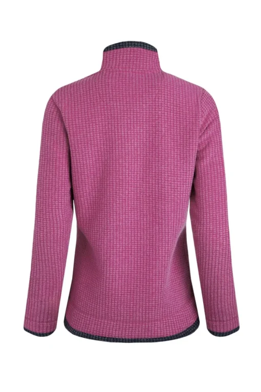 Weird Fish Red Beye 1/4 Zip Grid Fleece