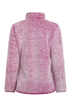 Weird Fish Red Madi Cosy 1/4 Zip Fleece