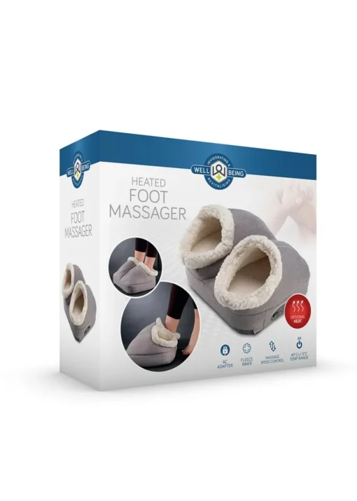 Wellbeing Grey Heated Foot Massager