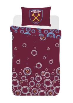 West Ham United FC Maroon Duvet Set