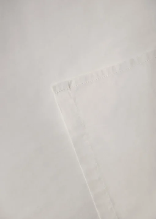 White 100% Cotton Flat Bed Sheet