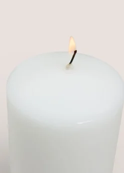 White Church Medium Candle