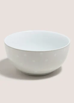 White Cockapoo Bowl