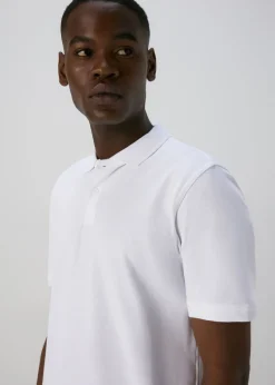 White Essential Polo Shirt